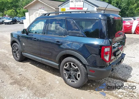 2022 Ford Bronco Sport Outer Banks z USA, uszkodzony, nr VIN 3FMCR9C66NRD00507